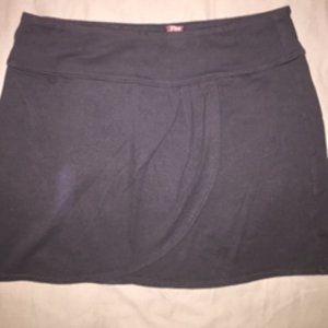 Free People Gray Faux Wrap Mini Skirt- M